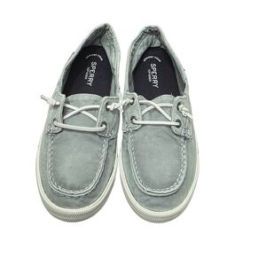 Sperry Top-Sider Memory Foam Canvas Shoes Womn Sz 9